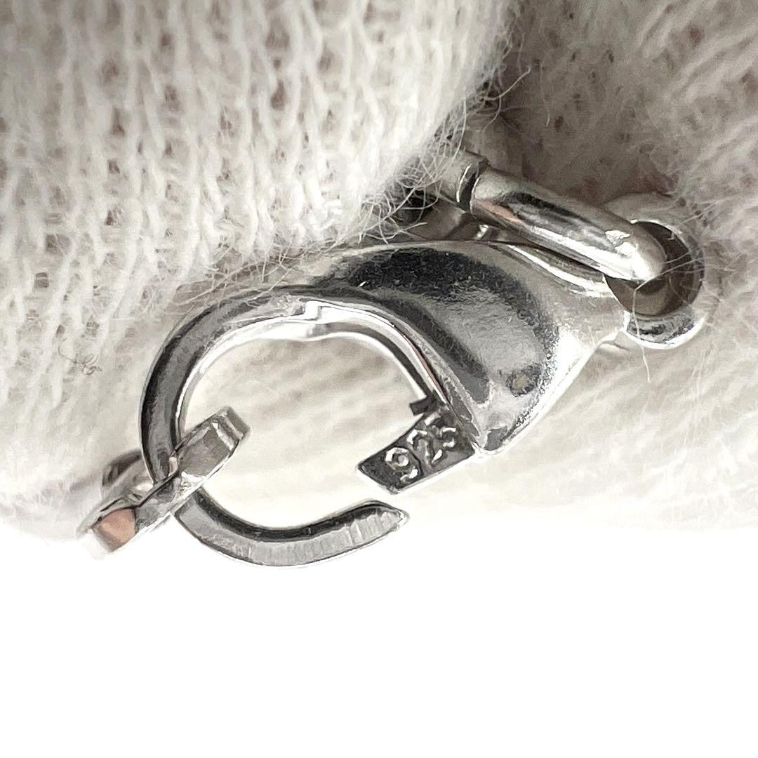 Saint Laurent Necklace Pendant YSL Cassandra Silver Authentic