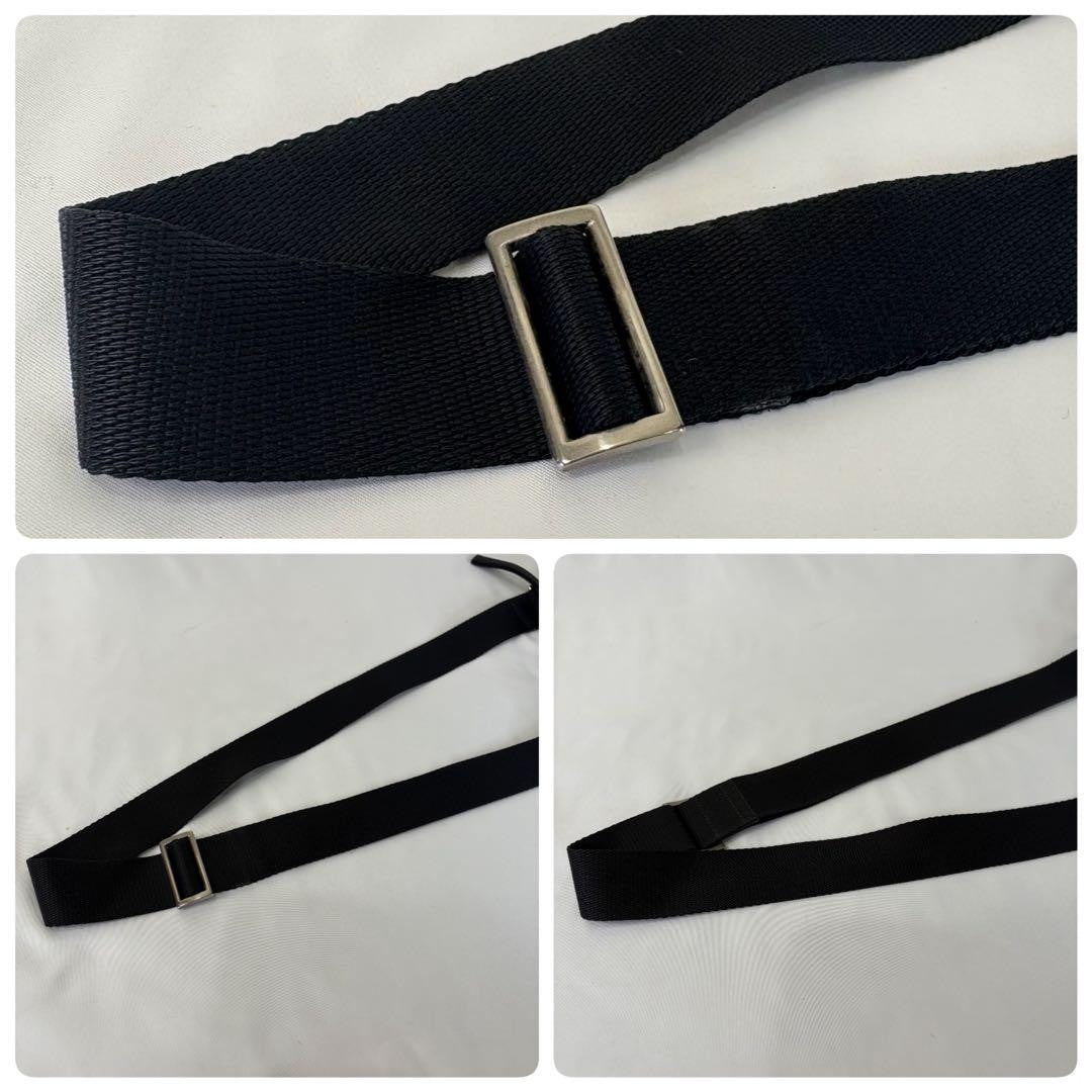 PRADA Shoulder Bag Purse Logo Nylon Black Authentic