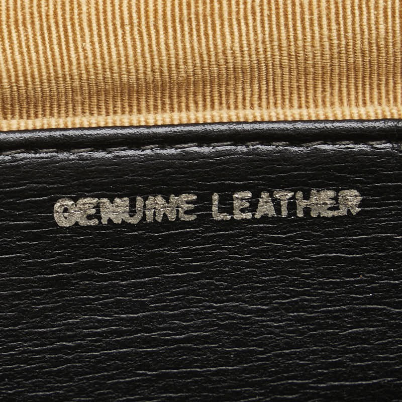GIVENCHY Shoulder Bag Purse 4G Leather Black Authentic