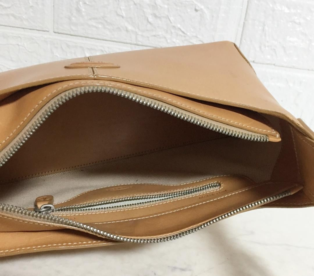 TOD'S Shoulder Bag Purse Leather Authentic