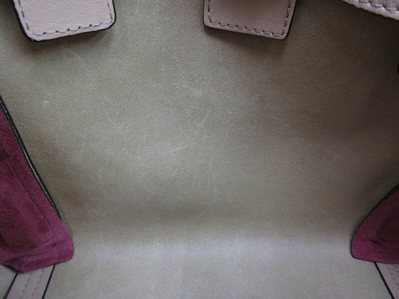 Chloe Hand Bag Tote Purse Leather Beige Authentic