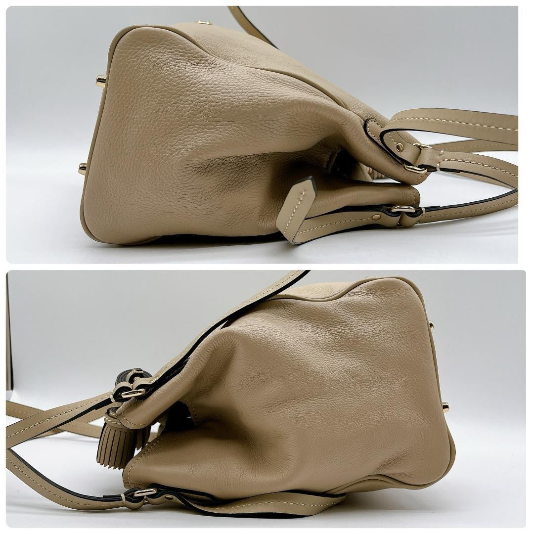 BURBERRY Shoulder Bag Purse Nova Check Leather Authentic