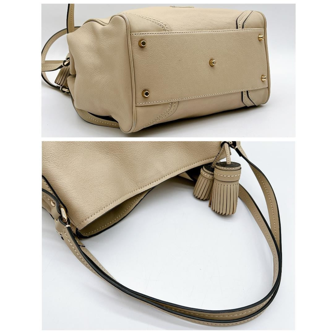 BURBERRY Shoulder Bag Purse Nova Check Leather Authentic