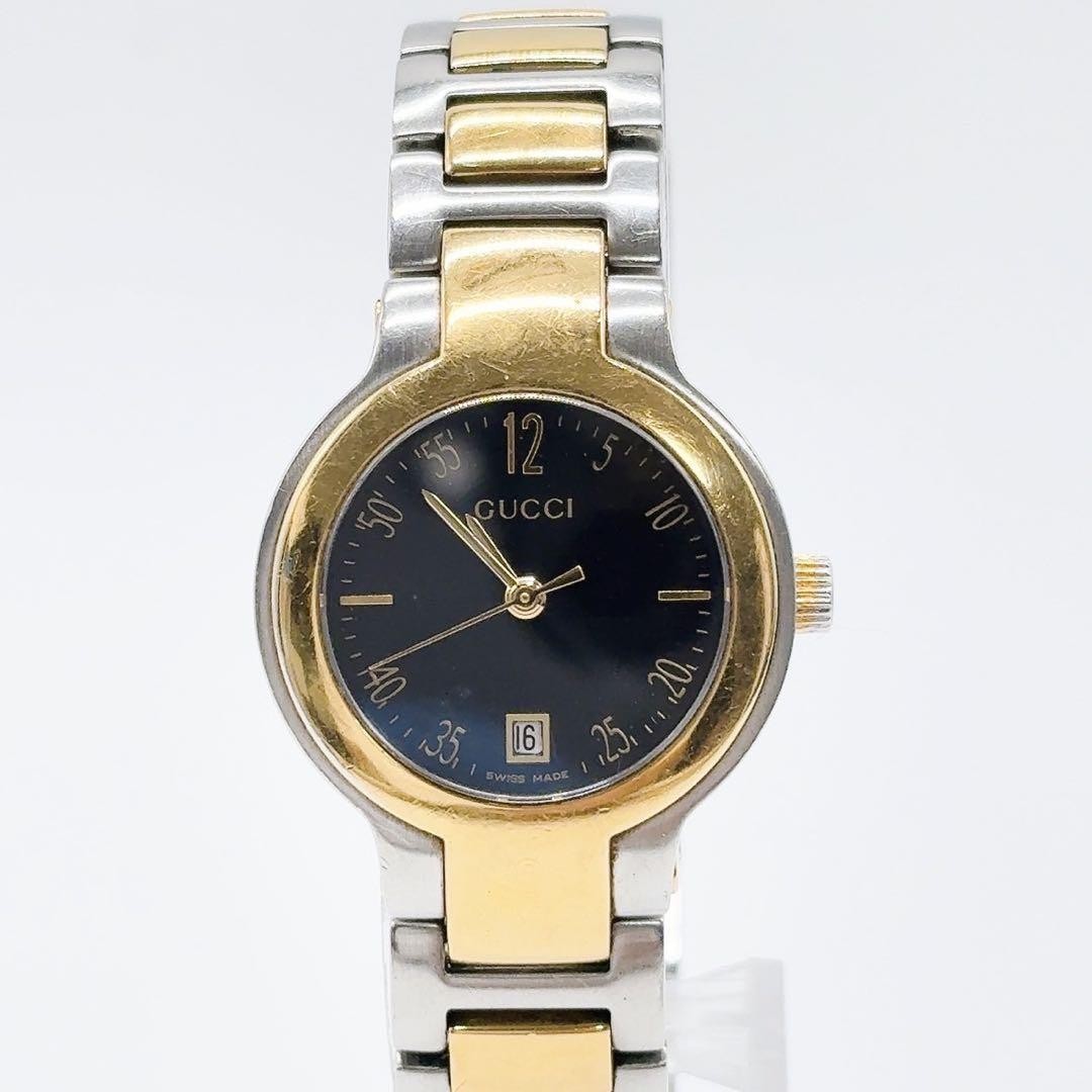 GUCCI Quartz Watch Wristwatch Gold Women's Authentic