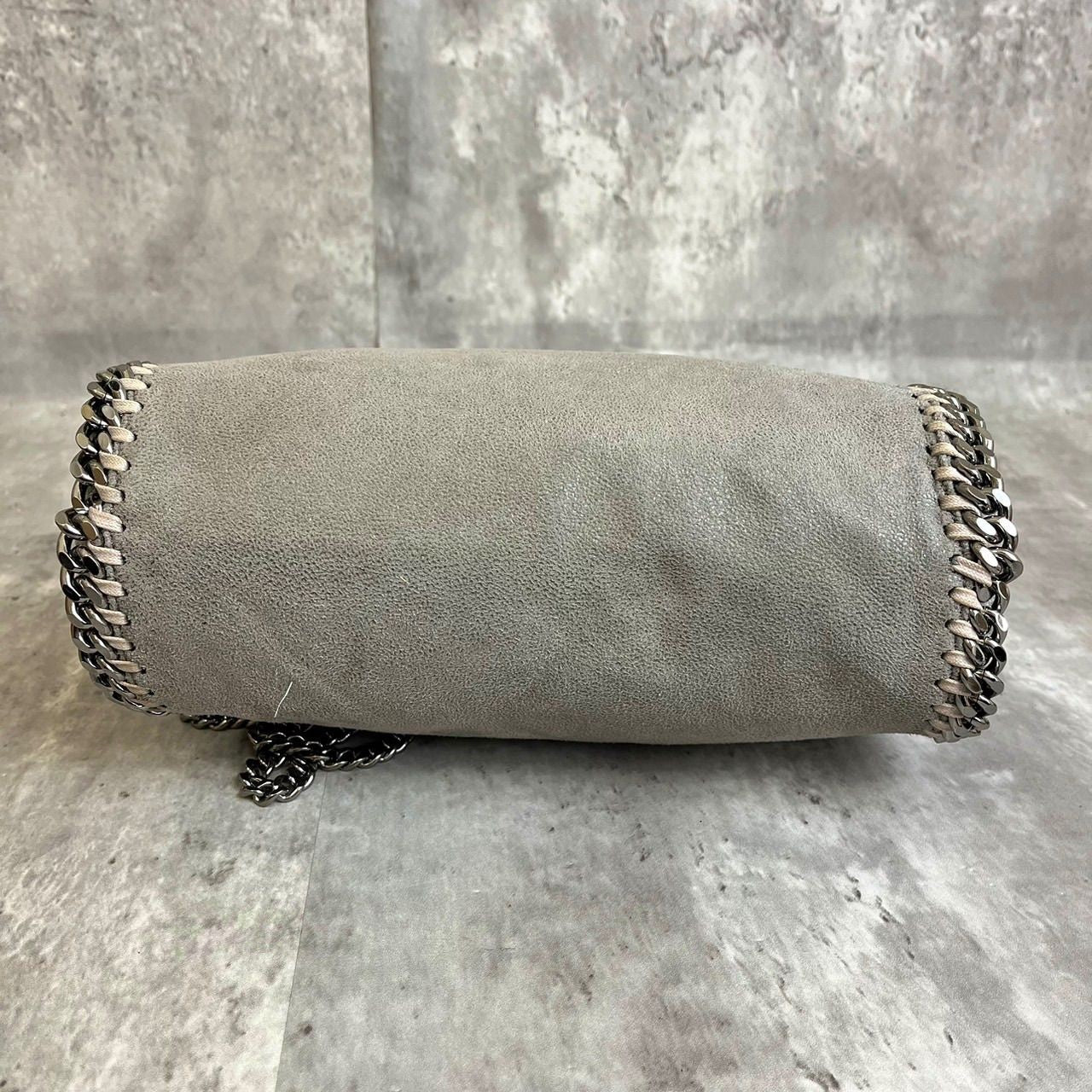 Stella McCartney Shoulder Bag Purse 2way Falabella Gray Authentic