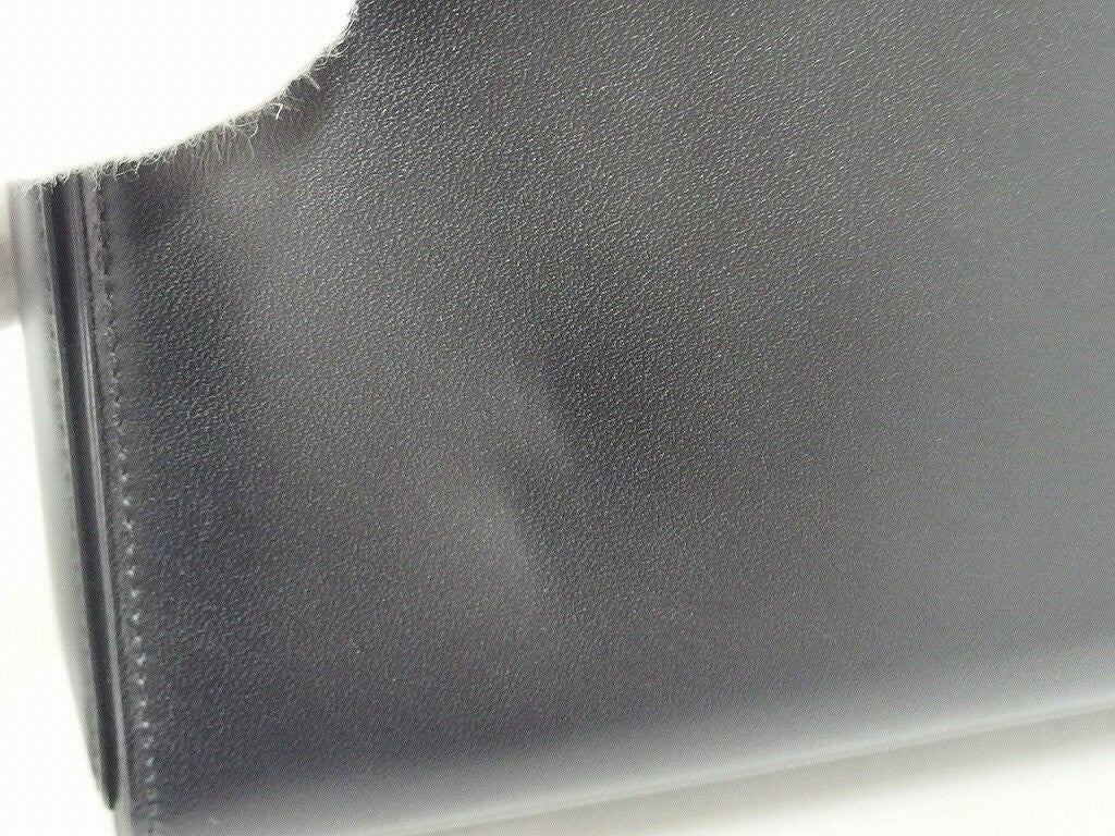 GIVENCHY Hand Bag Tote Purse Leather Black Authentic
