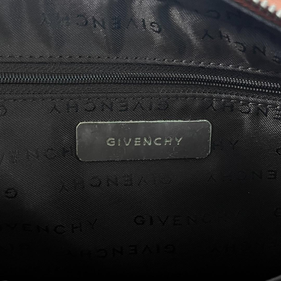 GIVENCHY Hand Bag Tote Purse Leather Brown Authentic