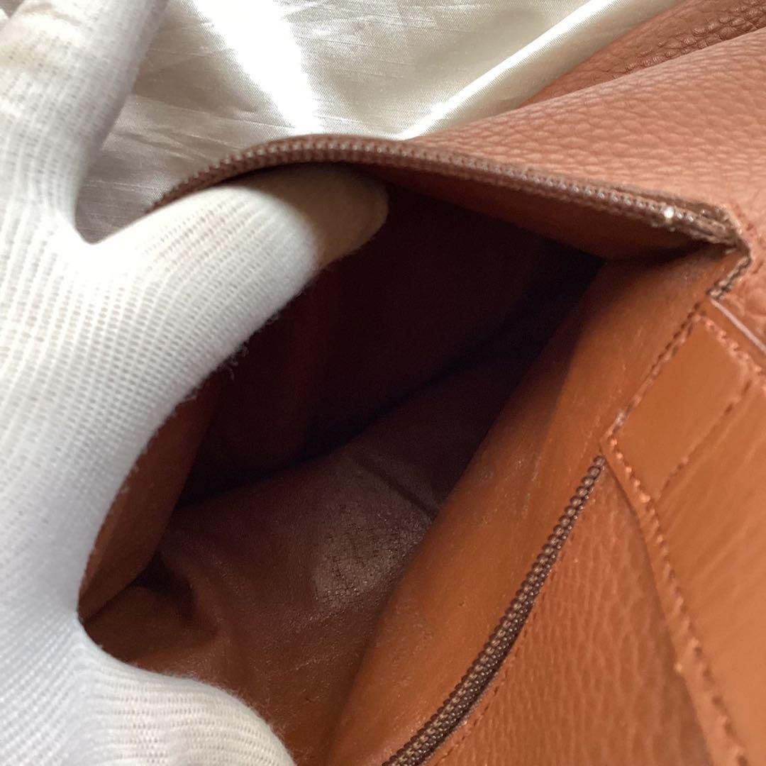 BURBERRY Hand Bag Tote Purse Nova Check Leather Brown Authentic