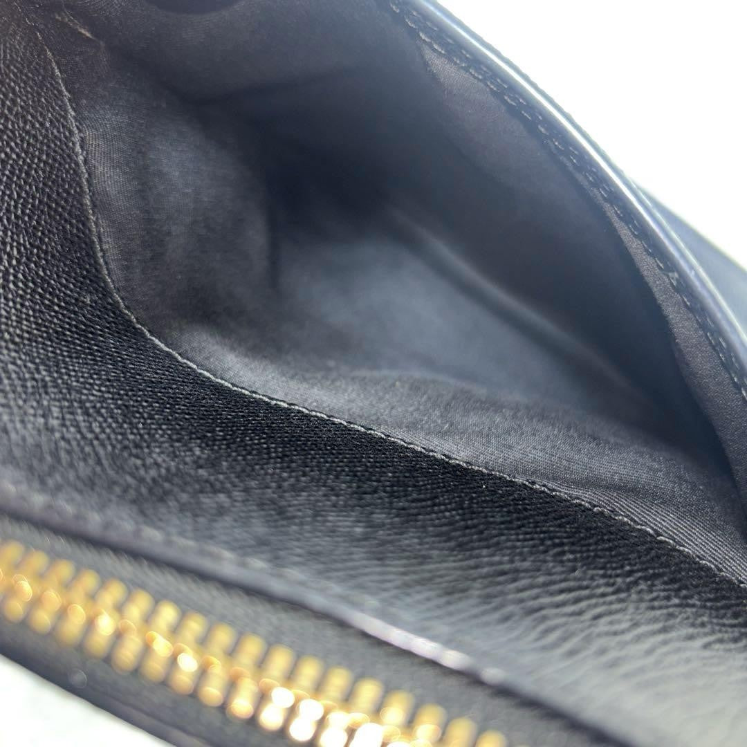 COACH Hand Bag Tote Purse Leather Black Authentic