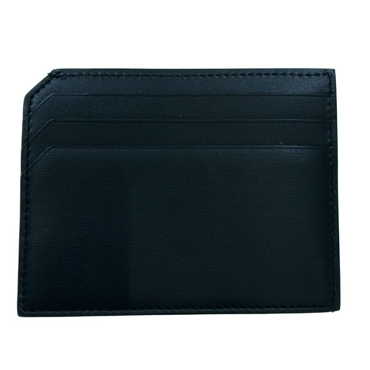 Saint Laurent Paris Card Case Holder Wallet Compact Purse Logo Leather Black