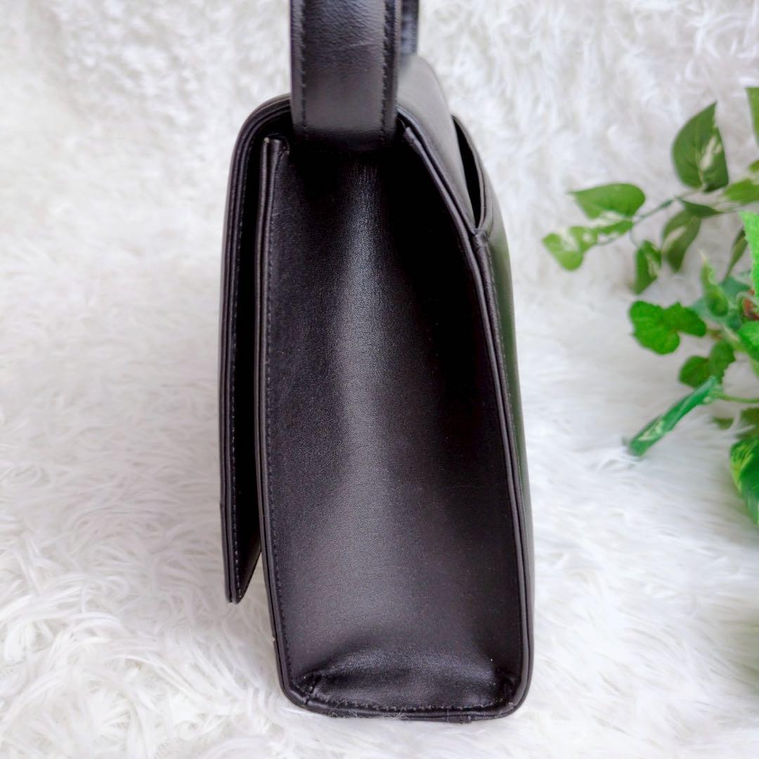 GIVENCHY Hand Bag Tote Purse 4G Leather Black Authentic