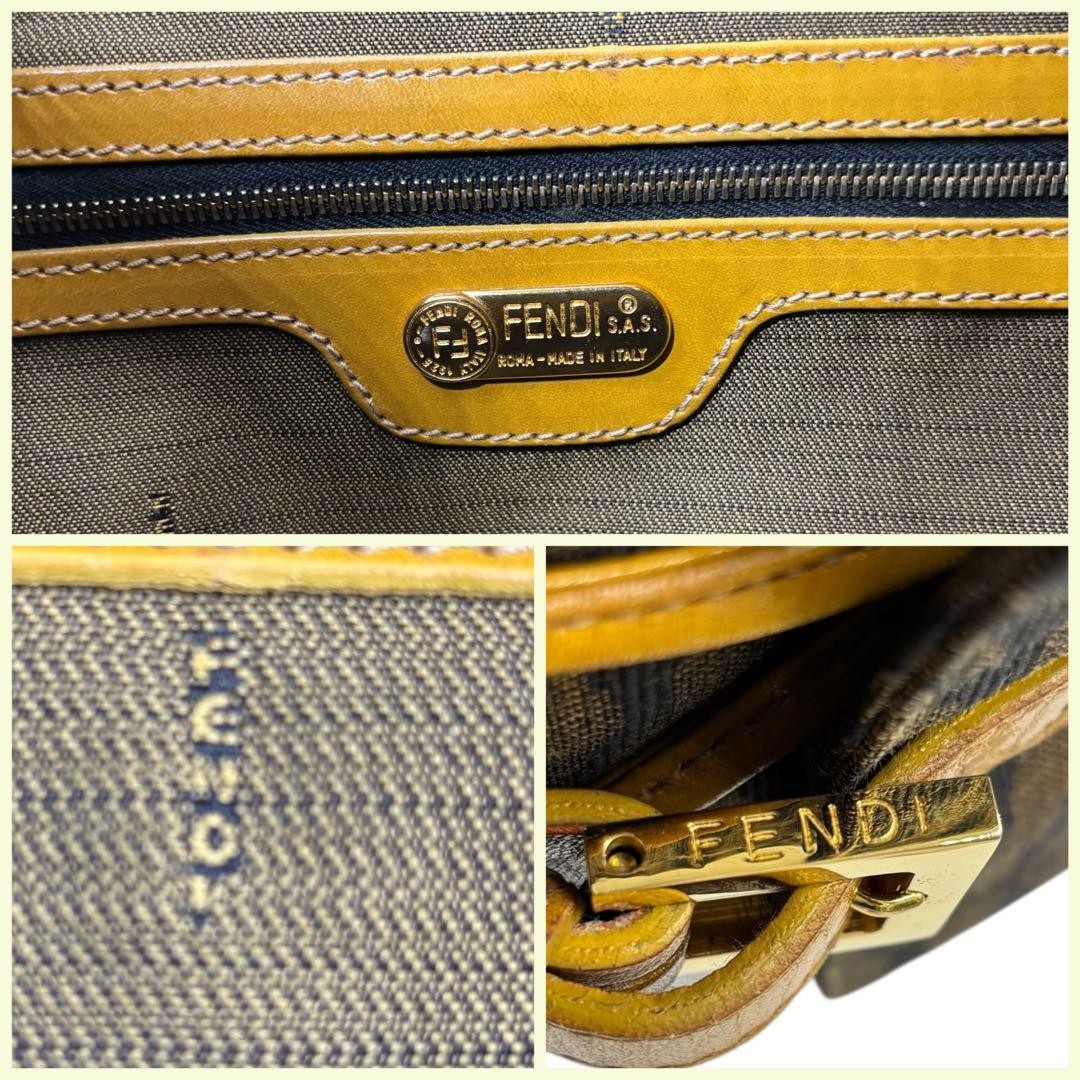 FENDI Backpack Zebra Multicolor Authentic