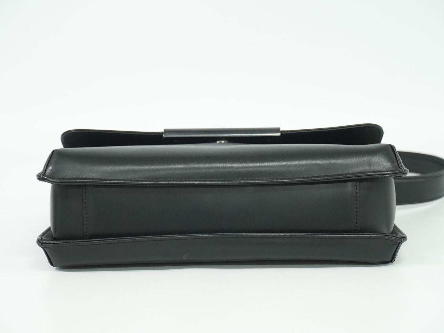 GIVENCHY Shoulder Bag Purse Leather Black Authentic