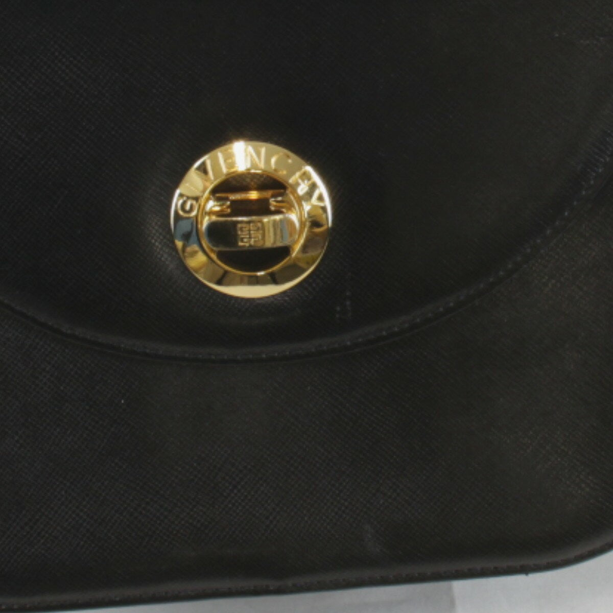 GIVENCHY Hand Bag Tote Purse Leather Black Authentic