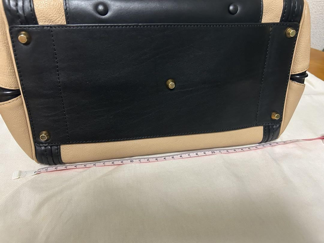 Chloe Hand Bag Tote Purse 2way Alice Authentic