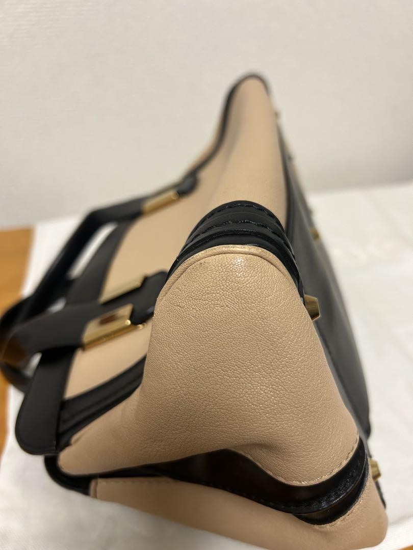 Chloe Hand Bag Tote Purse 2way Alice Authentic