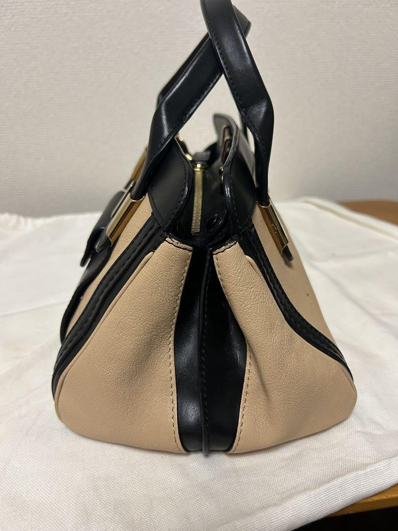 Chloe Hand Bag Tote Purse 2way Alice Authentic