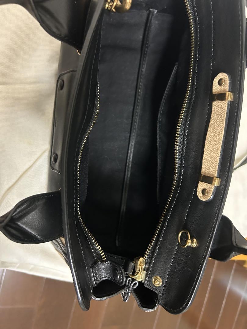 Chloe Hand Bag Tote Purse 2way Alice Authentic