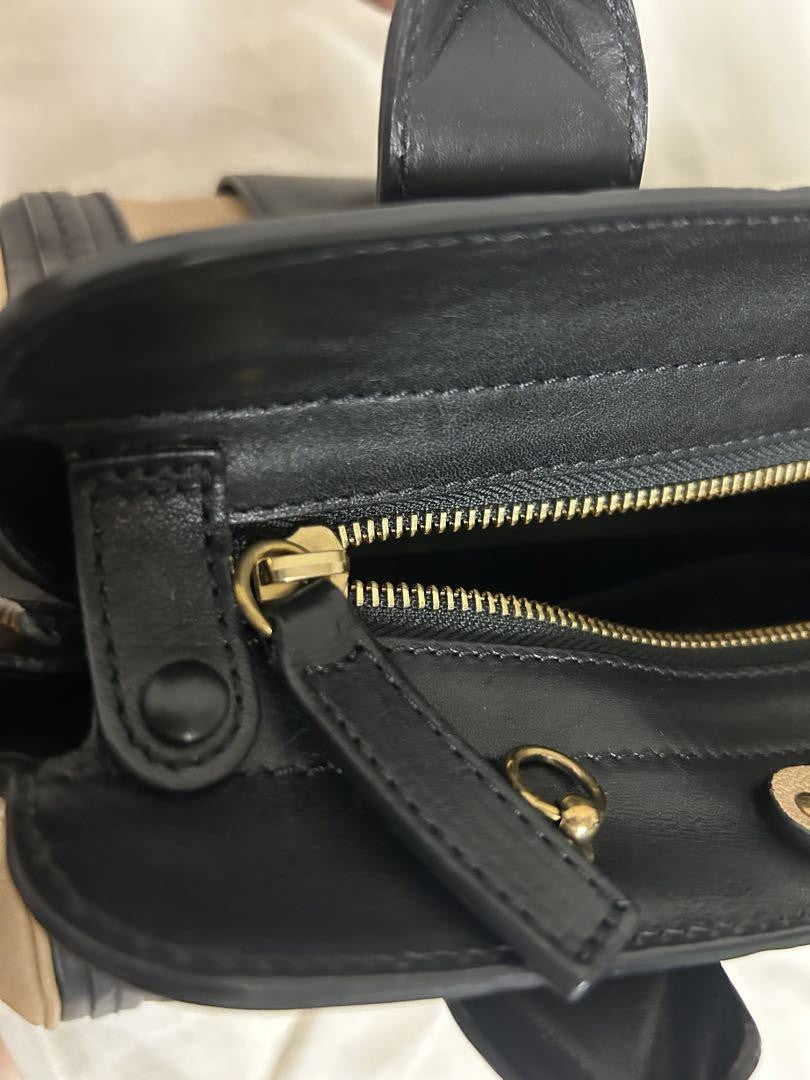 Chloe Hand Bag Tote Purse 2way Alice Authentic