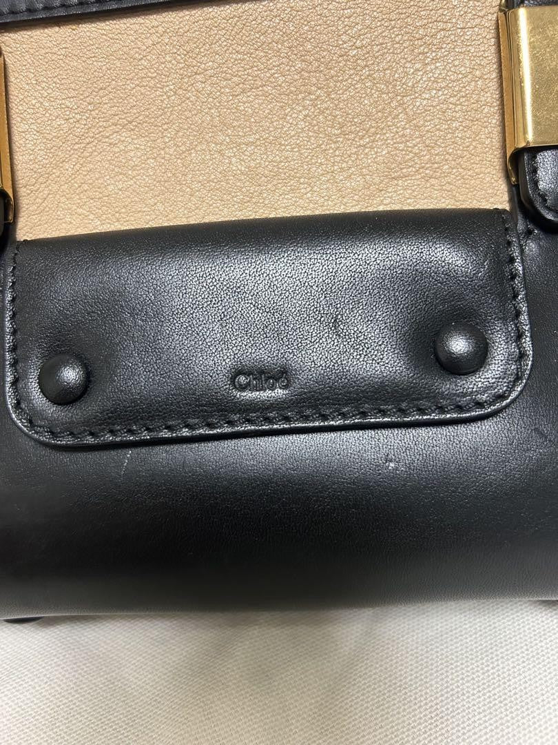 Chloe Hand Bag Tote Purse 2way Alice Authentic