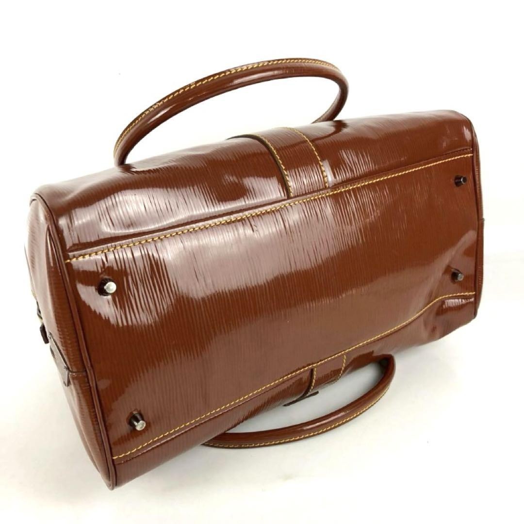 PRADA Hand Bag Tote Purse Logo Brown Authentic