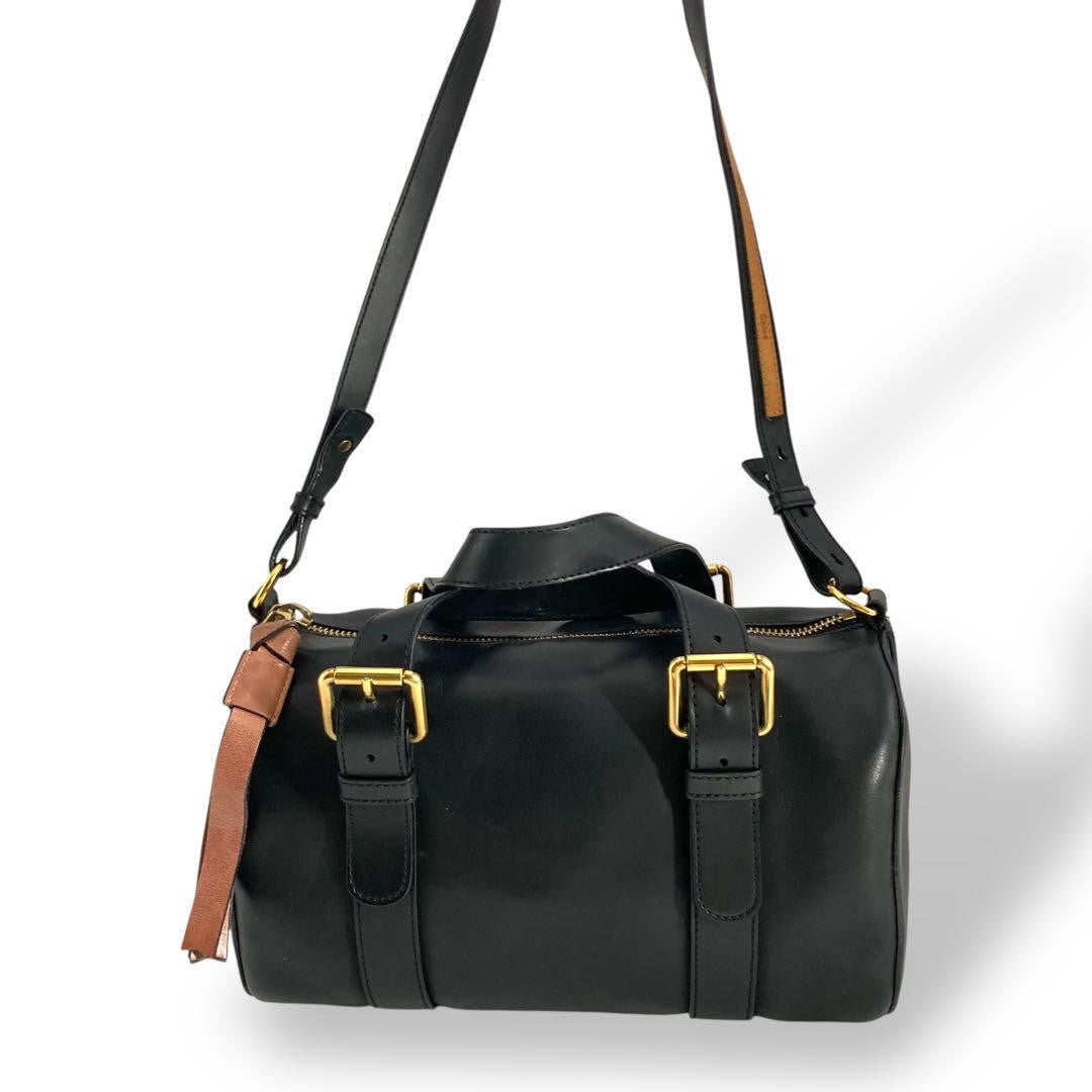 Chloe Shoulder Bag Purse Leather Black Authentic