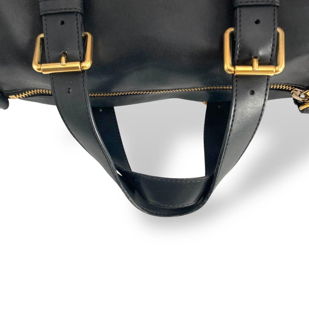 Chloe Shoulder Bag Purse Leather Black Authentic