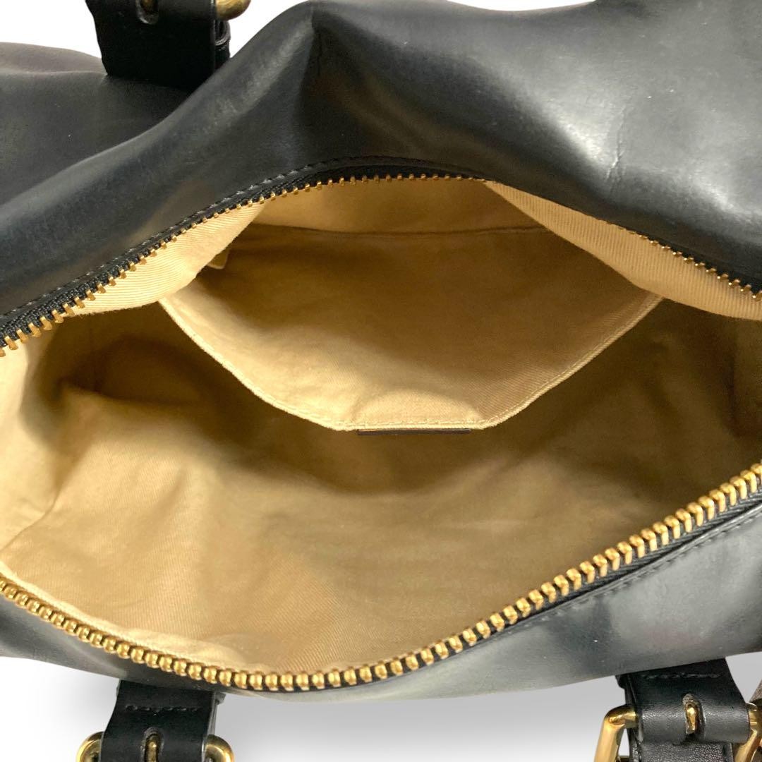 Chloe Shoulder Bag Purse Leather Black Authentic