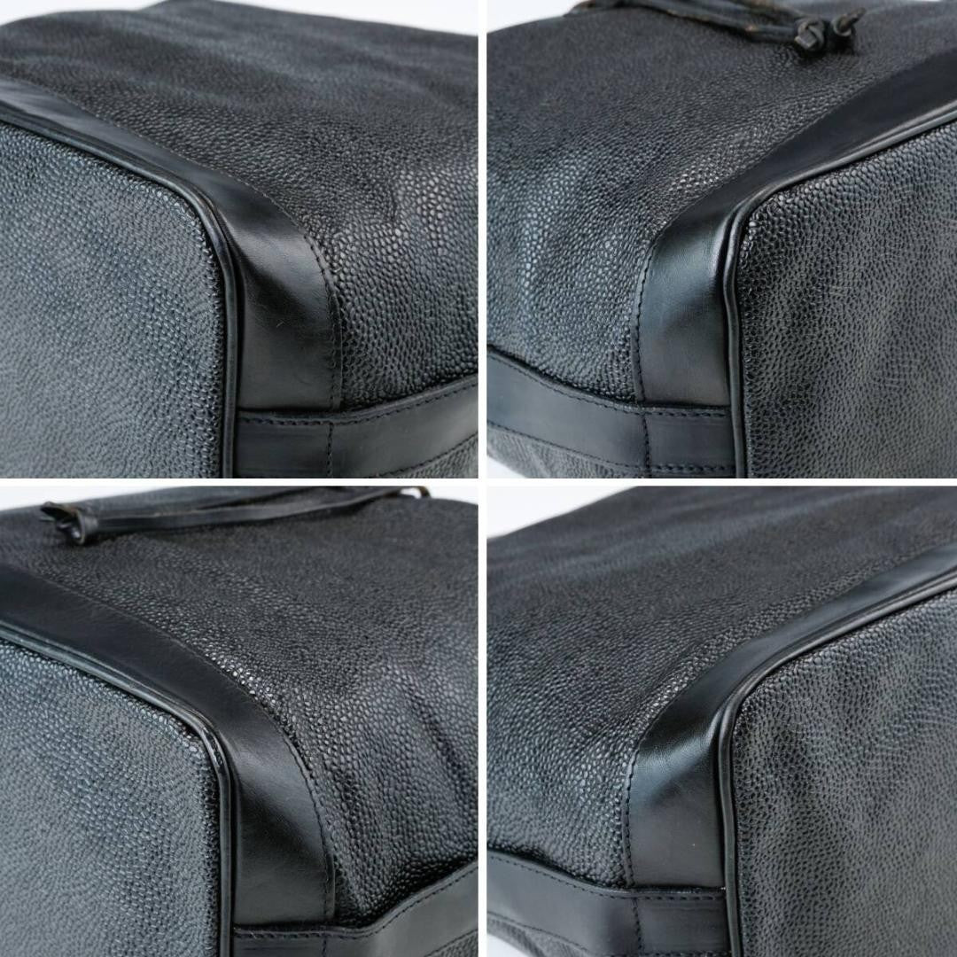 MULBERRY Shoulder Bag Purse Leather Black Authentic