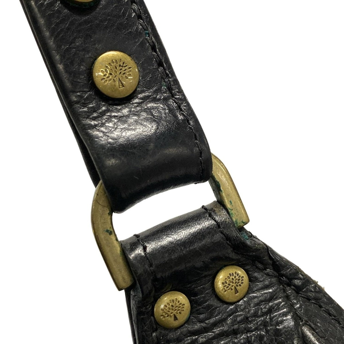 MULBERRY Hand Bag Tote Purse Leather Black Authentic