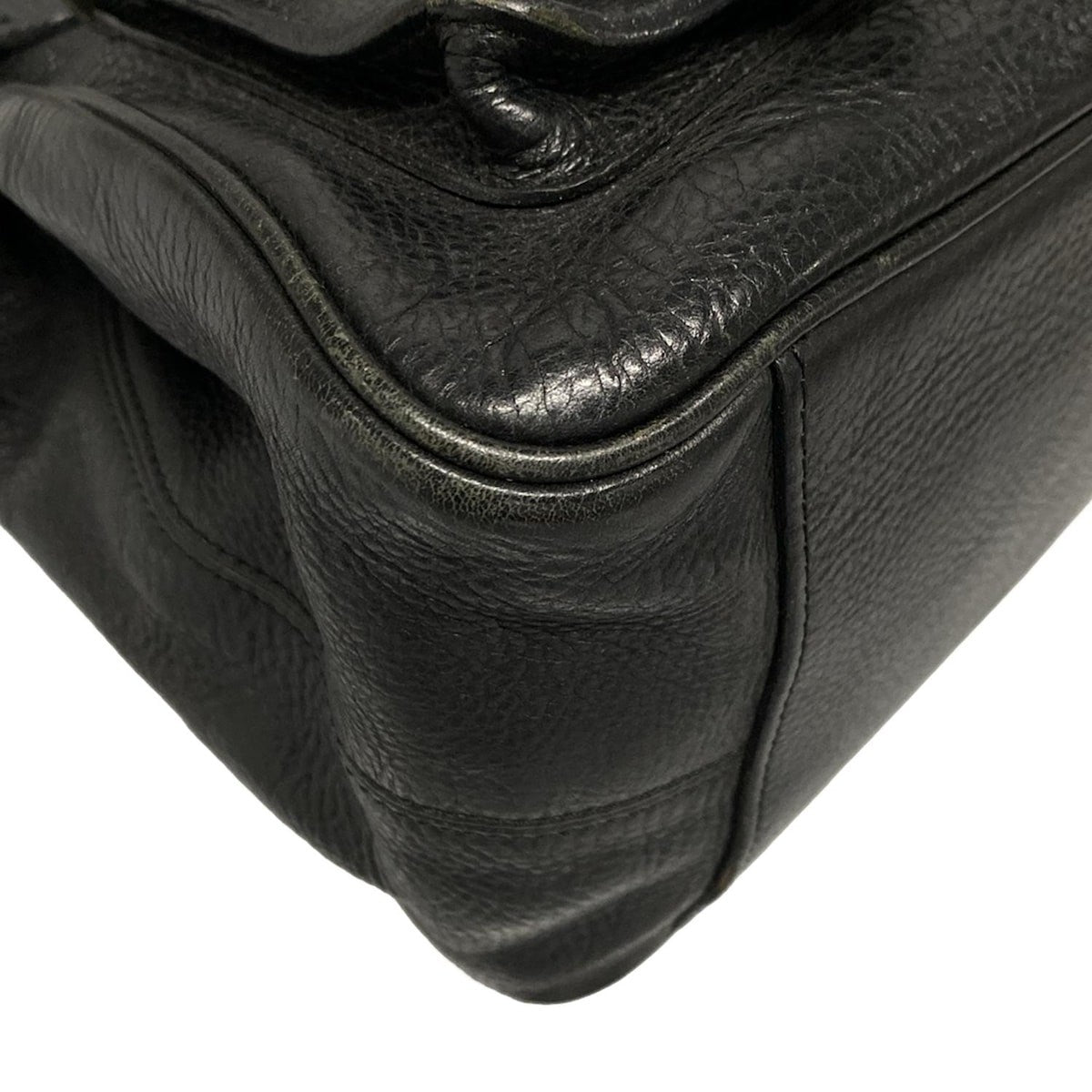 MULBERRY Hand Bag Tote Purse Leather Black Authentic