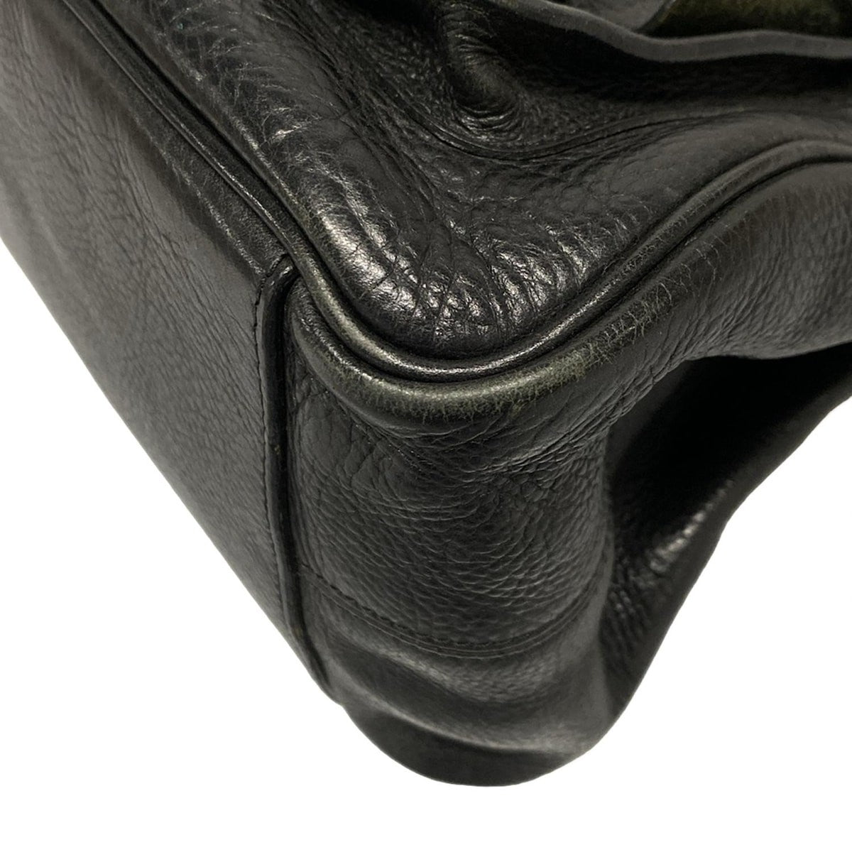 MULBERRY Hand Bag Tote Purse Leather Black Authentic