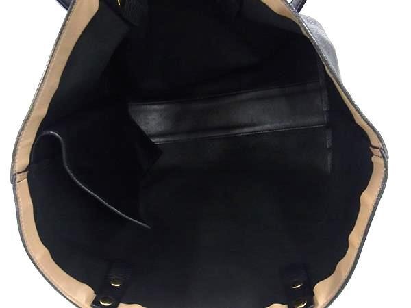 Chloe Hand Bag Tote Purse Leather Black Authentic