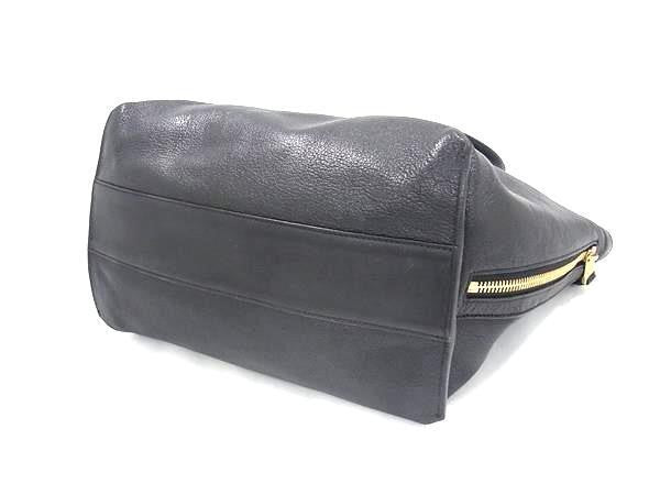 Chloe Hand Bag Tote Purse Leather Black Authentic