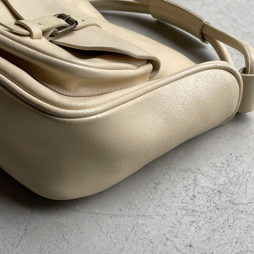 MIU MIU Hand Bag Tote Purse Logo Leather Authentic