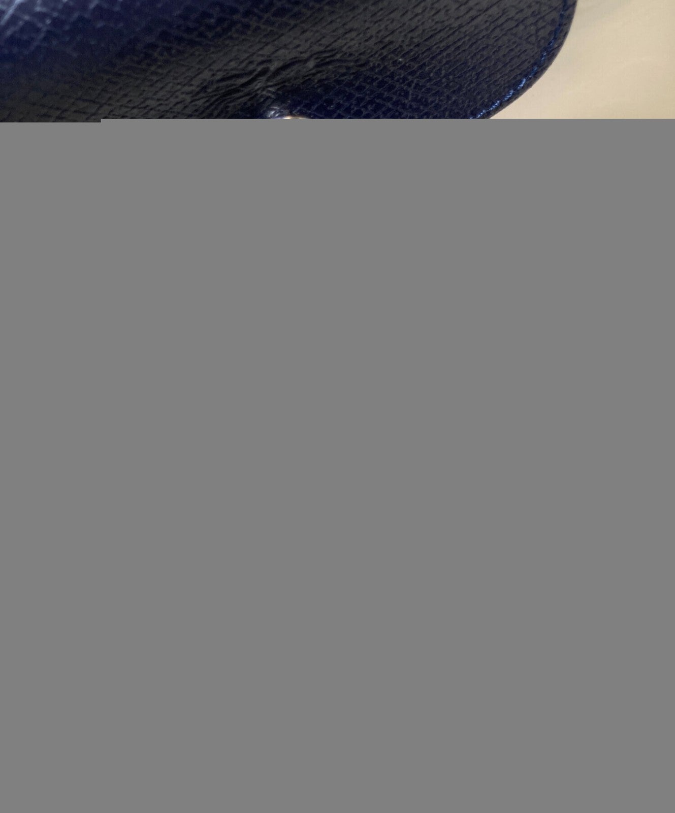 Longchamp Hand Bag Tote Purse Le Pliage Navy Authentic