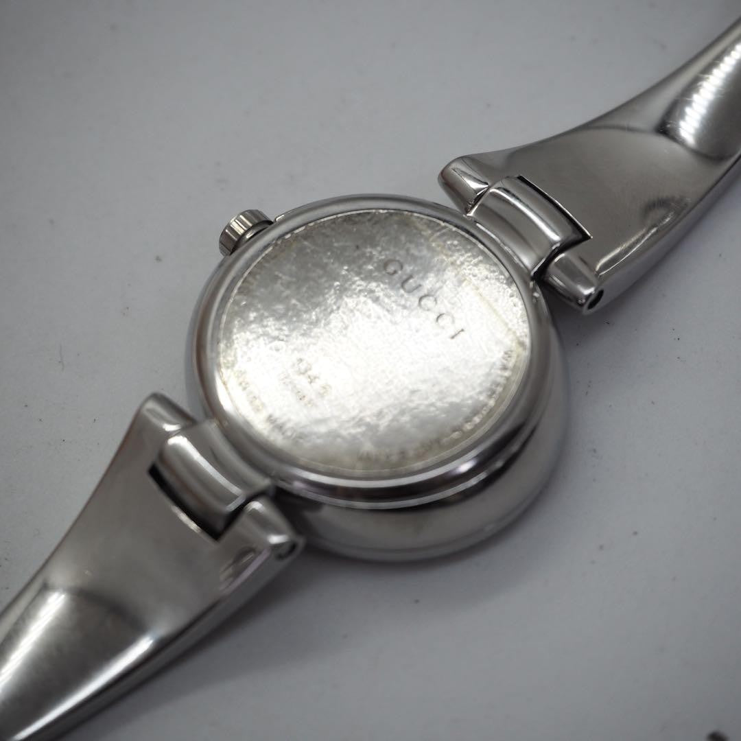 GUCCI Quartz Watch Wristwatch Black Silver Women's Authentic