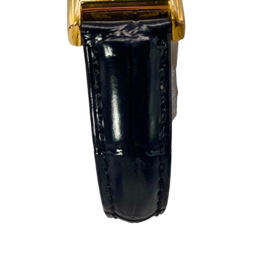GUCCI Quartz Watch Wristwatch Gold Black Women's Authentic