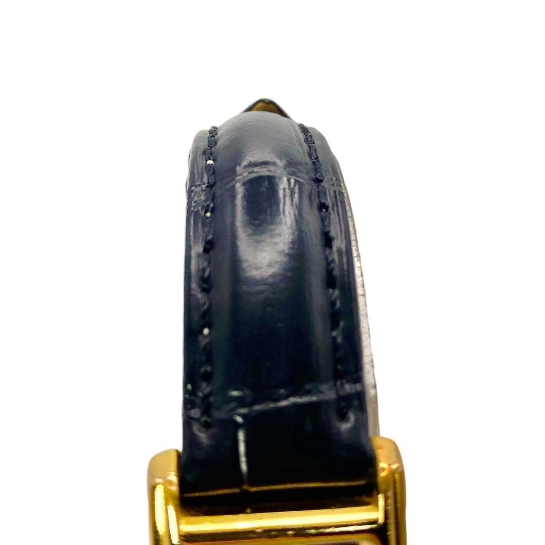 GUCCI Quartz Watch Wristwatch Gold Black Women's Authentic