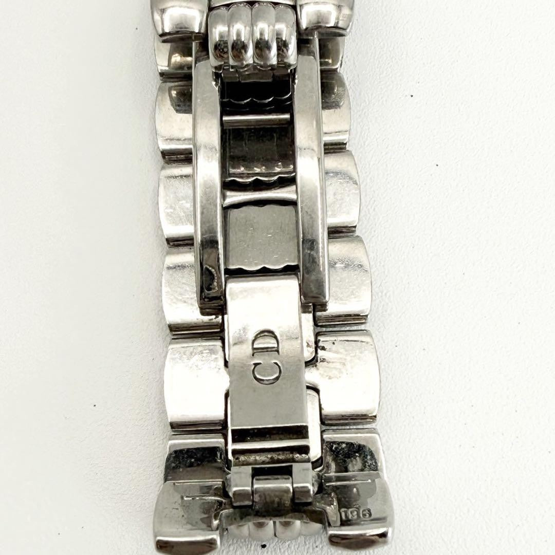 Christian Dior Quartz Watch Wristwatch Logo Silver Women's Authentic