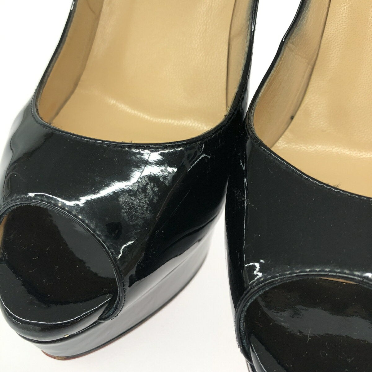 Christian Louboutin Shoes Pumps Heel EU 38 US 8 Black Authentic