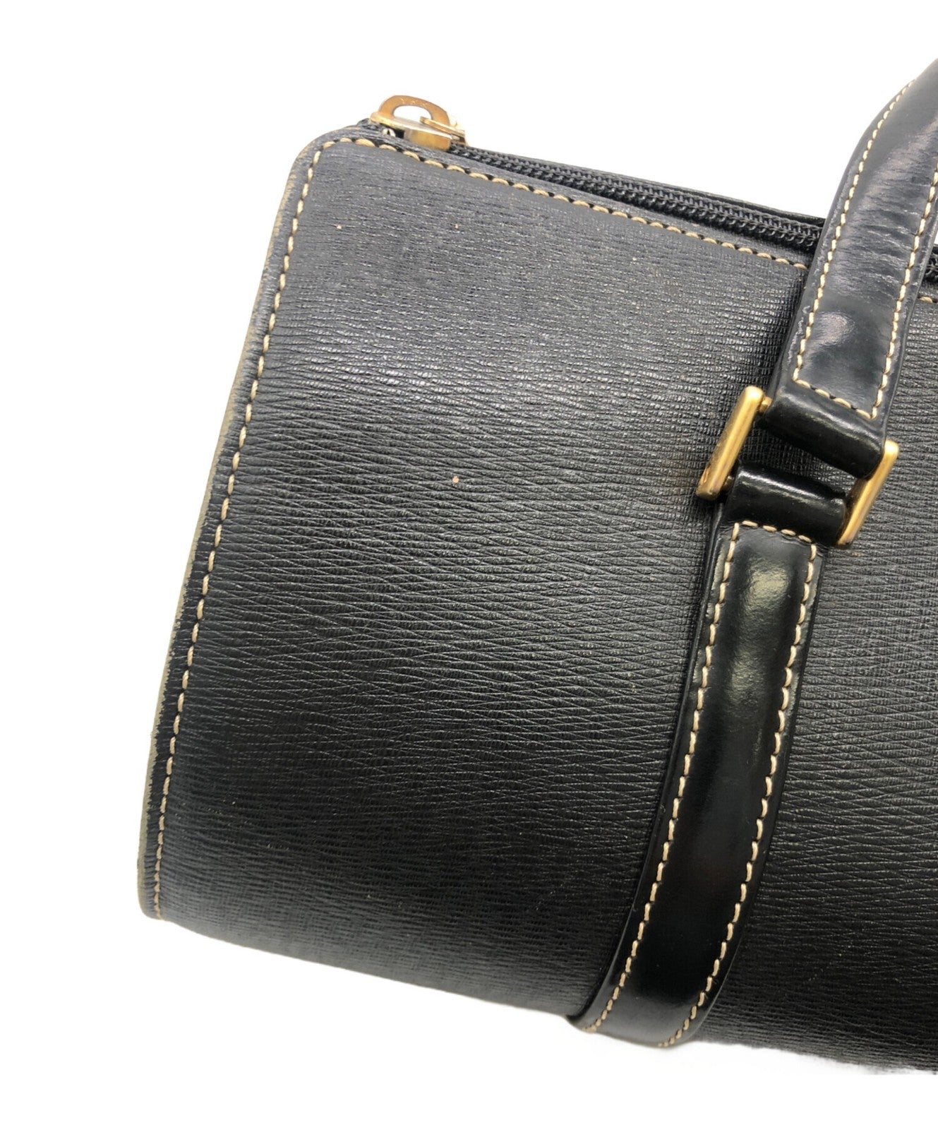 BURBERRY Hand Bag Tote Purse Nova Check Black Authentic