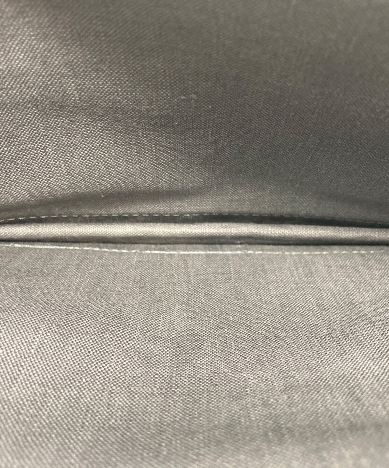 FENDI Clutch Bag Second Bag Selleria Silver Authentic