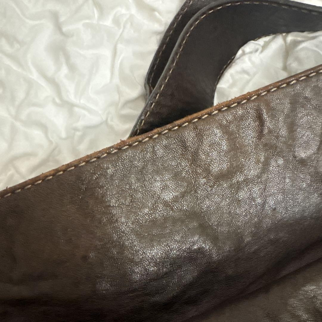 Chloe Shoulder Bag Purse paddington Leather Dark Brown Authentic