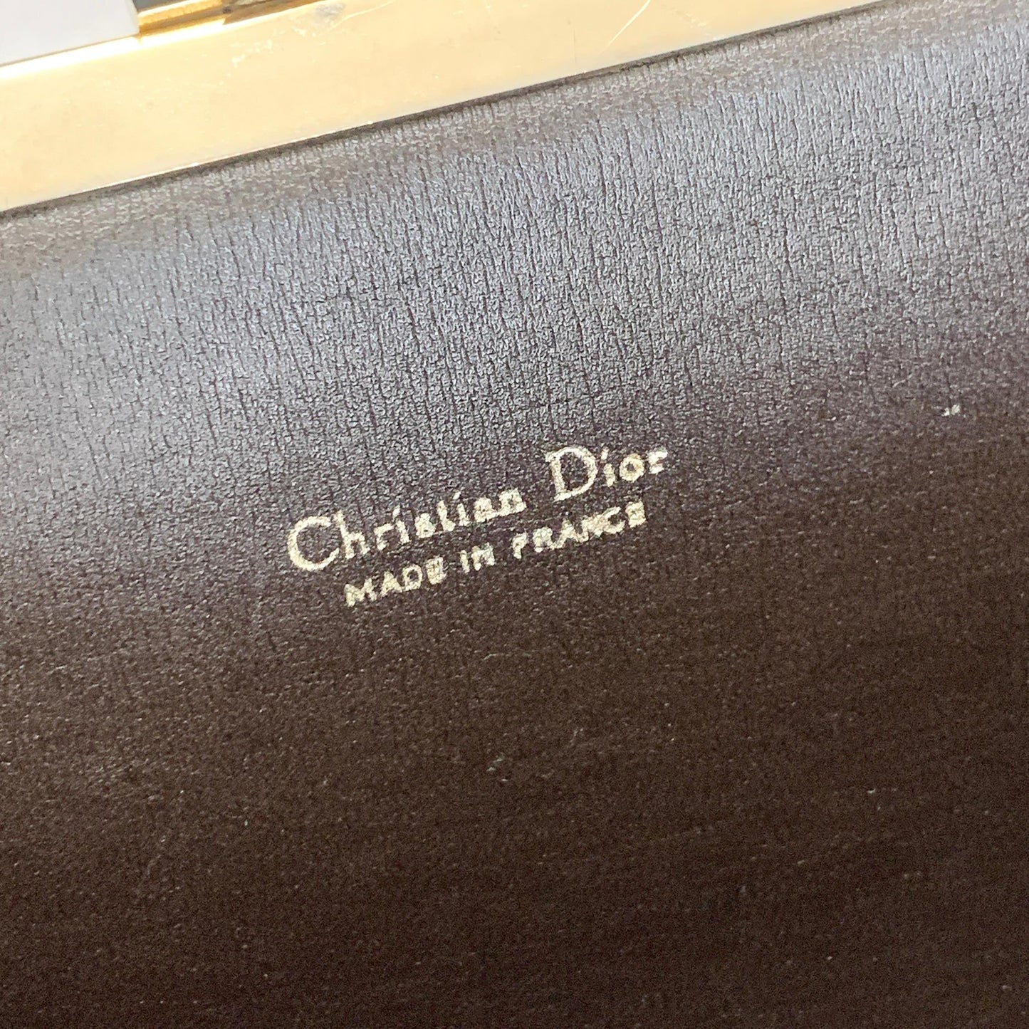 Christian Dior Trotter Clutch Bag Purse Handbag Nylon Brown Used Women's Auth