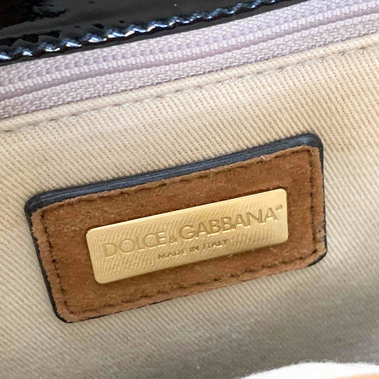 Dolce & Gabbana Sicily Leopard Handbag Shoulder Bag Purse Beige Brown Authentic