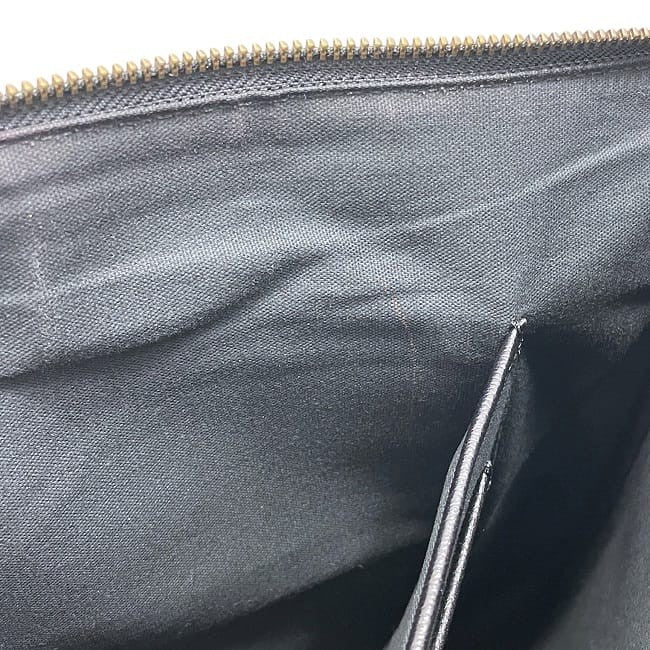BURBERRY BLACK LABEL Business Bag Briefcase Leather Black Authentic