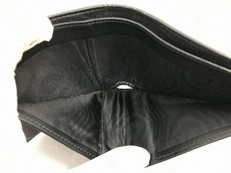 Saint Laurent Bi-fold Wallet Flap Compact Purse YSL Cassandra Black Authentic