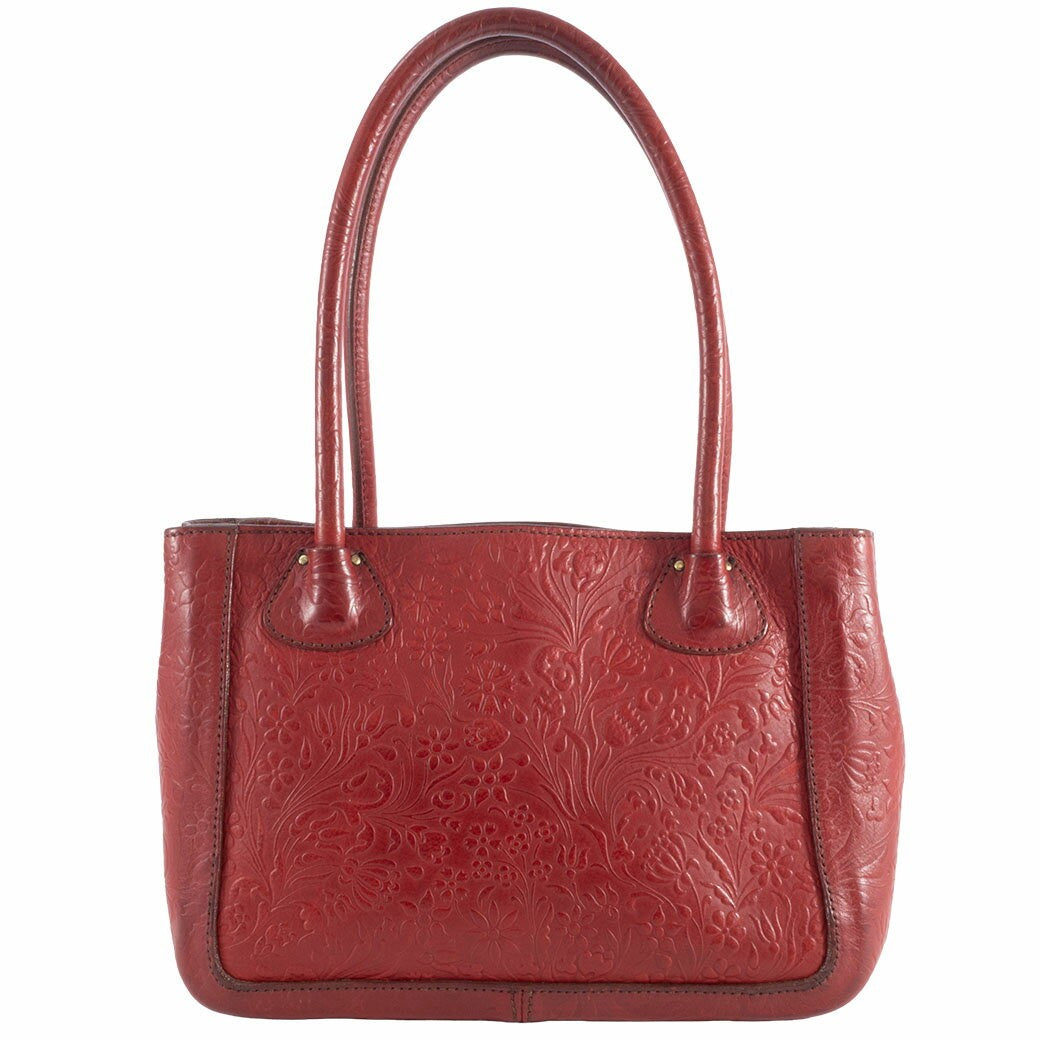 MIU MIU Hand Bag Tote Purse Leather Red Authentic