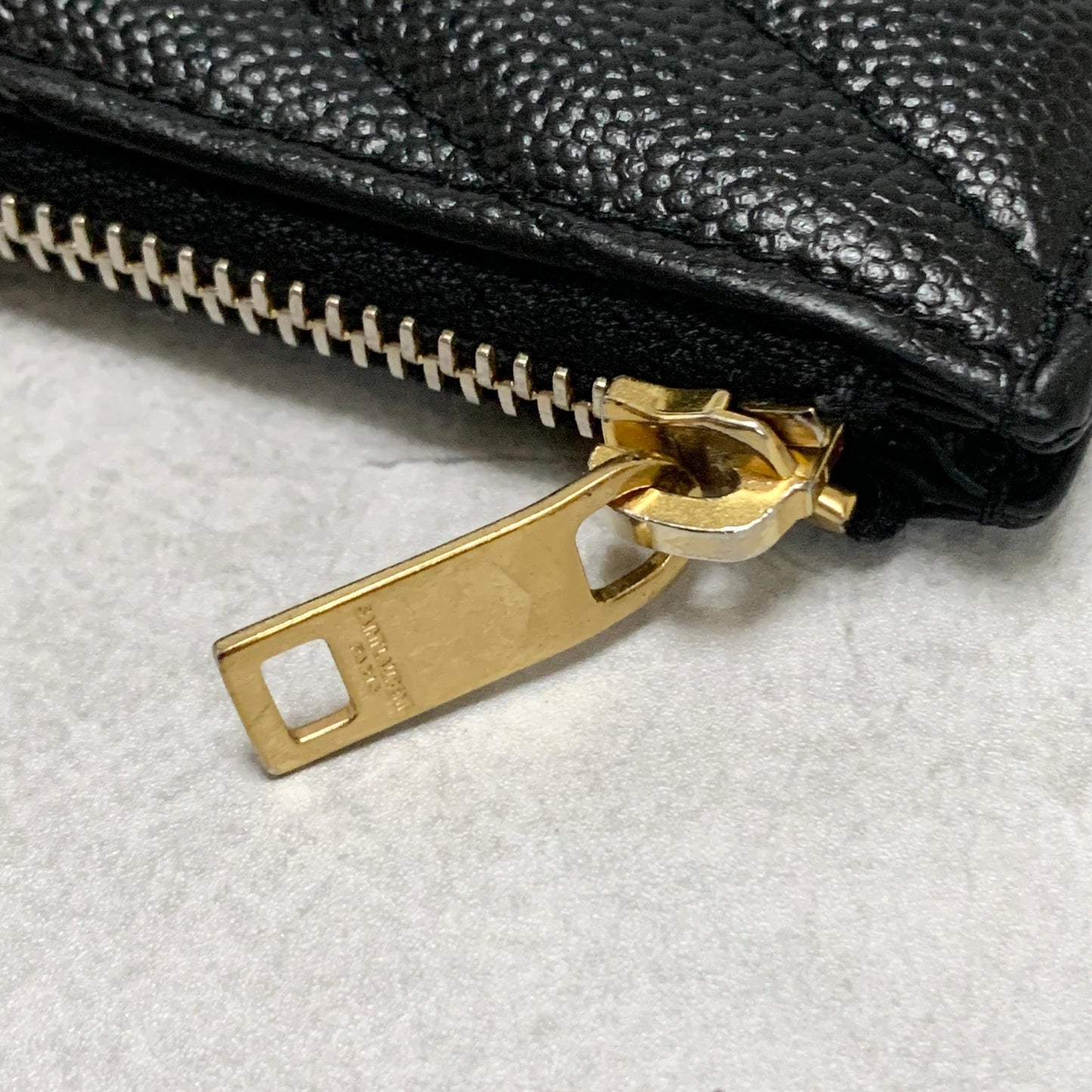 Saint Laurent Coin Case Cassandra YSL Logo Card Holder Wallet Purse Compact